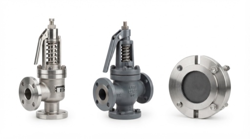 Pressure Relief Valves & Rupture Discs — Gulf Union Ozone Saudi Arabia